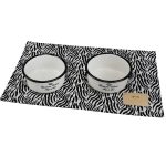 Porta Comedero Animal Print Cebra